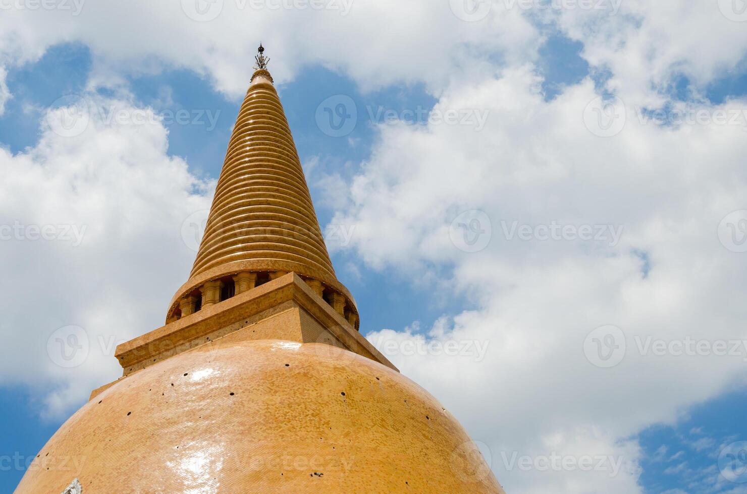 Phra Pathommachedi Landmark of Nakhon Pathom Province of Thailand photo