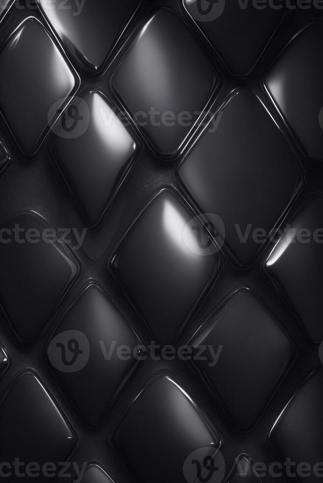 Striking phone wallpaper with a black abstract composition, showcasing a sophisticated monochrome. photo