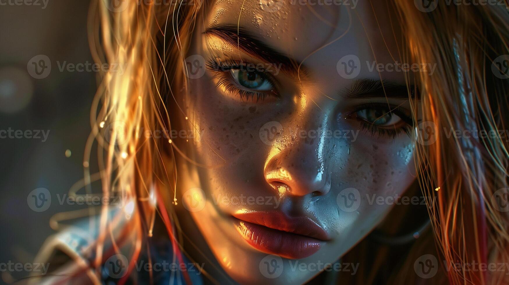 photoreal full body fantasy art game photo
