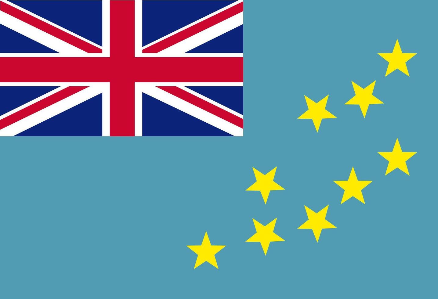 Tuvalu flag illustrator country flags vector