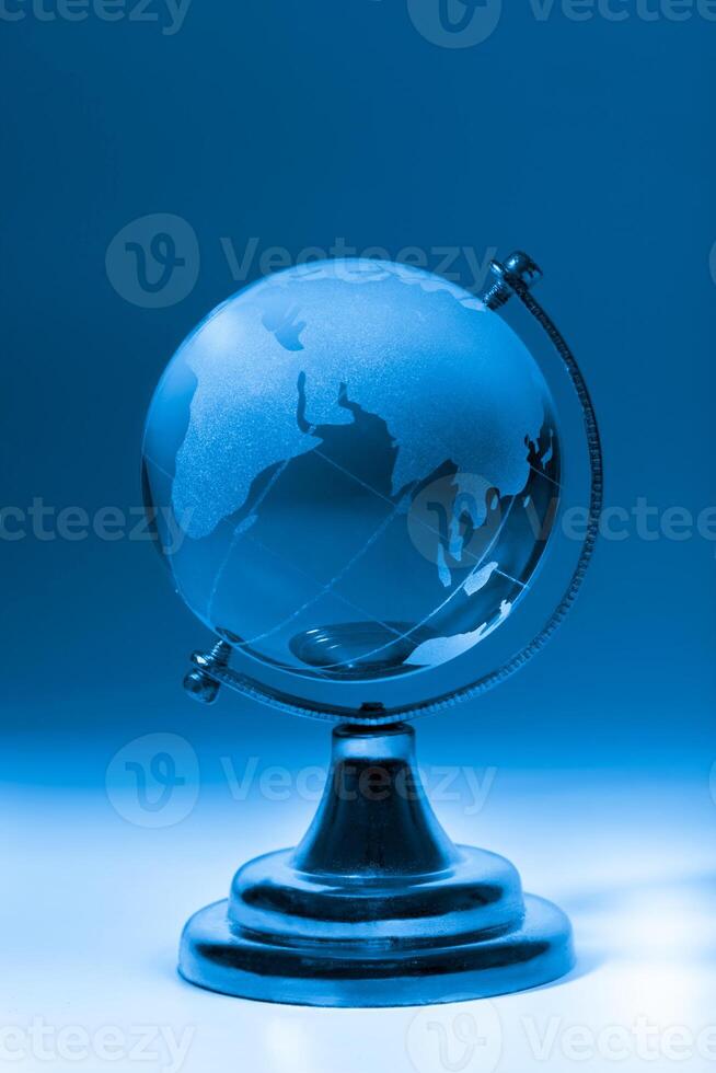 Crystal glass globe photo