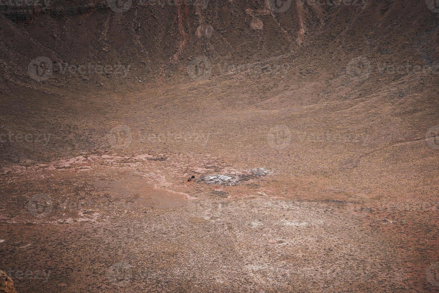 Meteor Crater Barren Landscape of Arizona's Geological Wonder photo