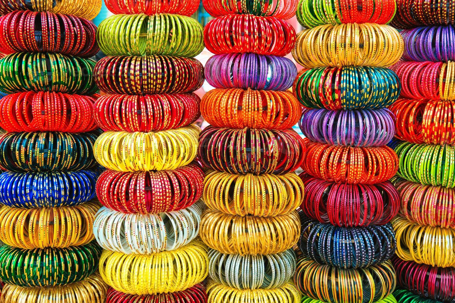 Indian Bangles in a shop photo