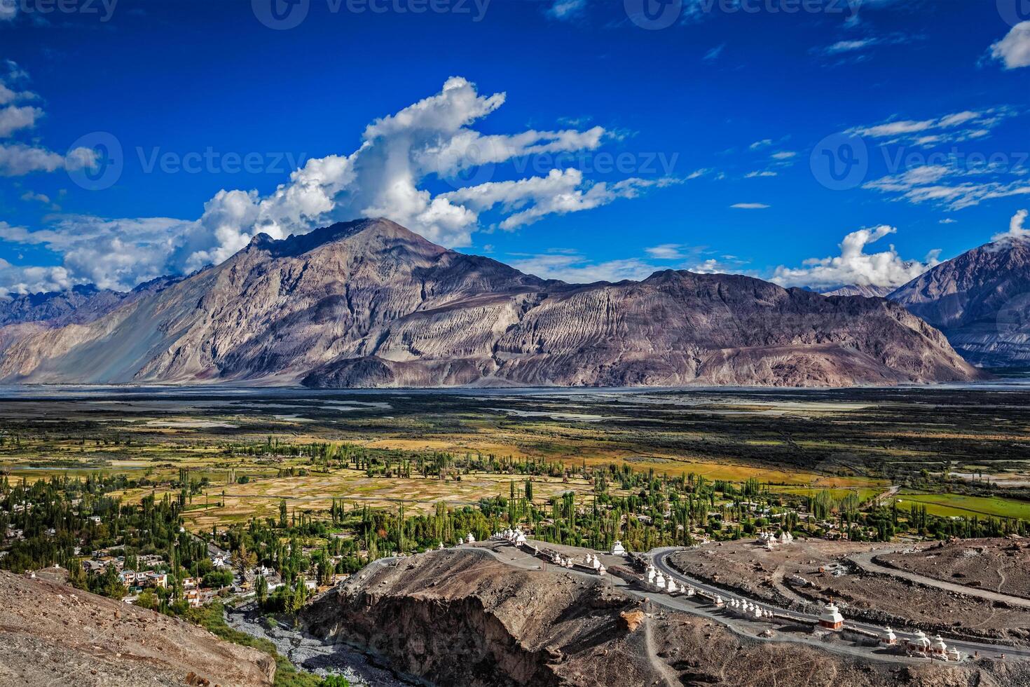 Nubra valley in Himalayas. Ladakh, India photo
