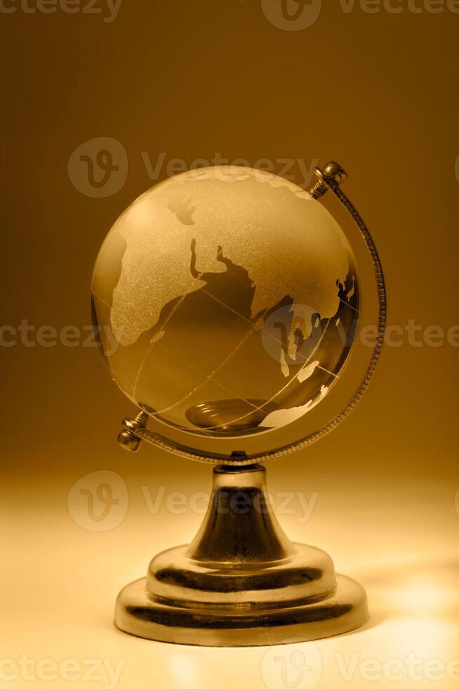 Crystal glass globe photo
