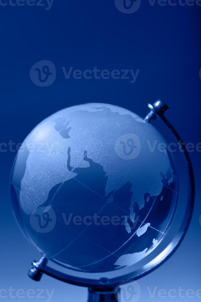 Crystal glass globe photo
