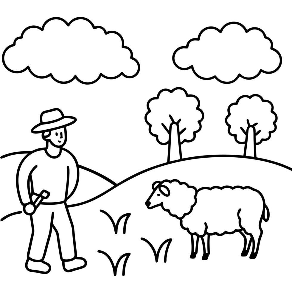 Mindfulness Coloring Book for Kids. Mindfulness element outline for coloring pages vector