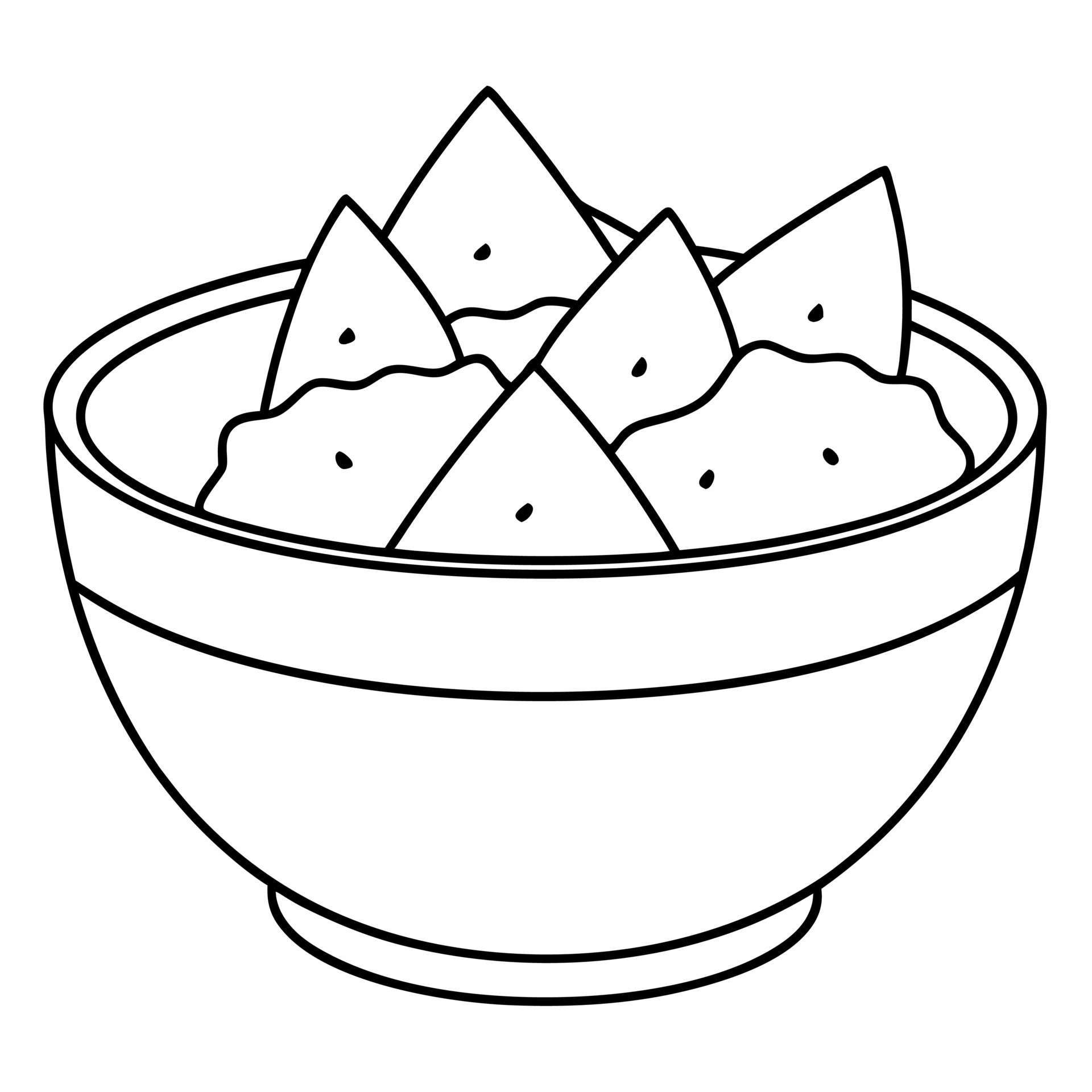 Food, Drink and Sweets coloring pages for kids book 46709483 Vector Art