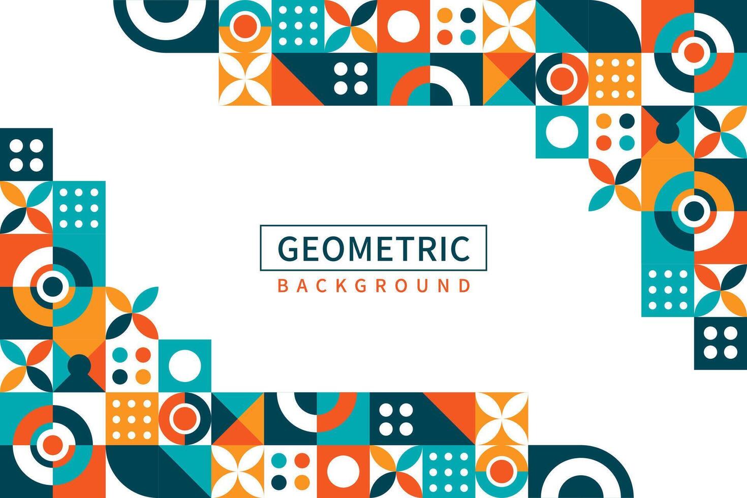 Abstract geometric business cover background vector
