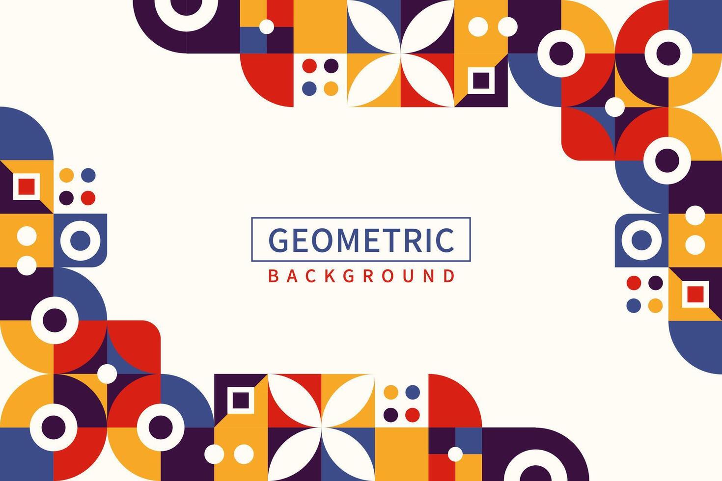 Abstract geometric business background vector