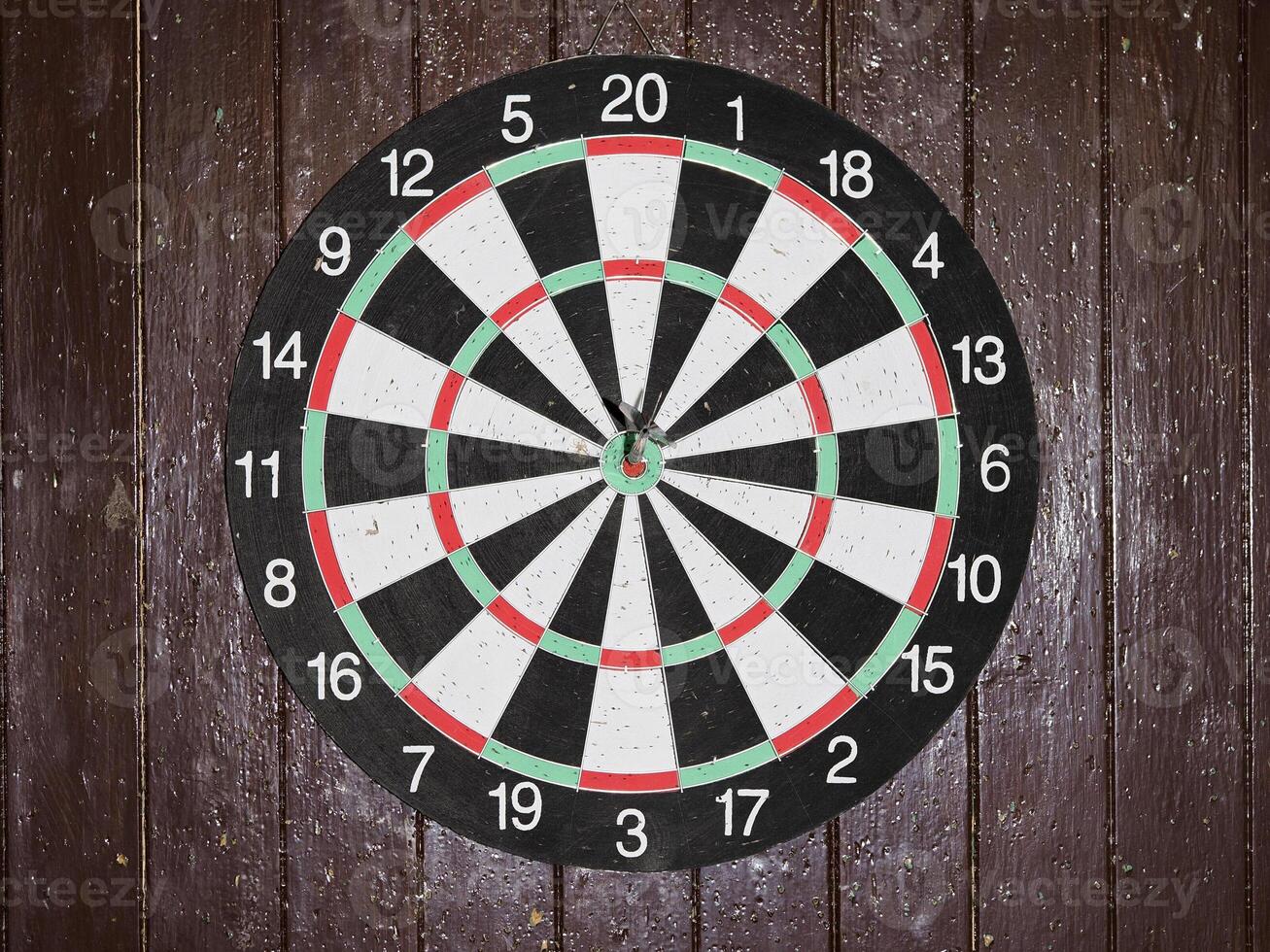 Dartboard target close up detail photo