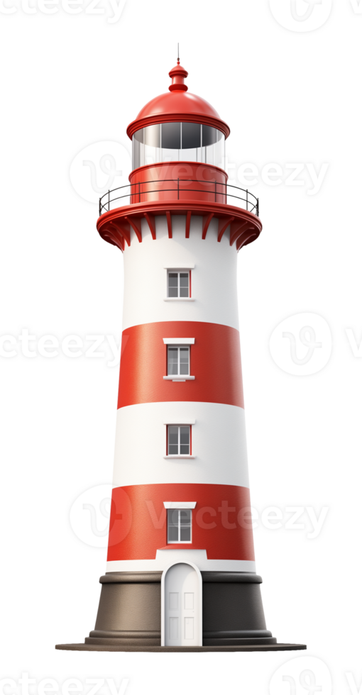 Lighthouse Isolated on Transparent Background png