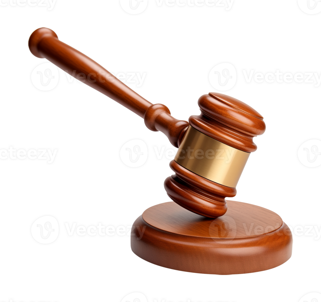 Gavel Isolated on Transparent Background png