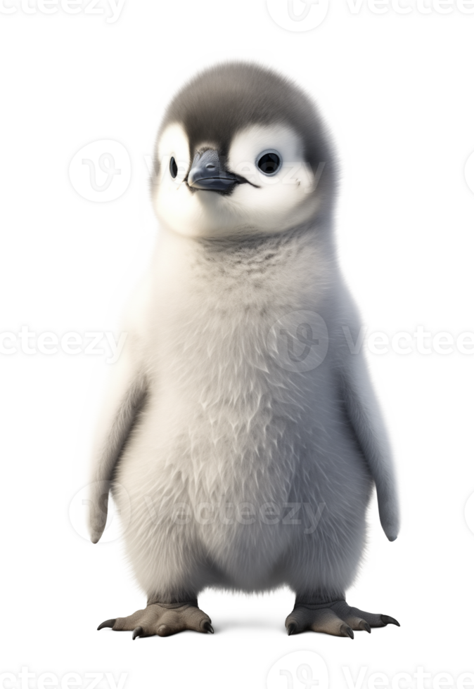 baby pinguïn geïsoleerd Aan transparant achtergrond png