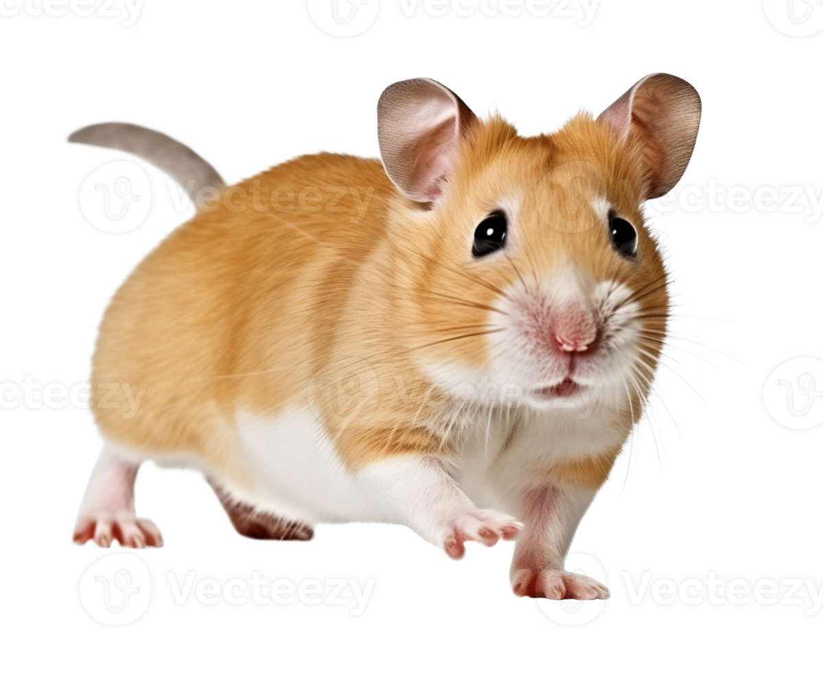 Hamster Laufen isoliert auf transparent Hintergrund png