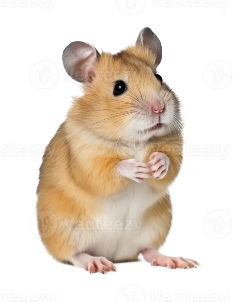 Hamster Isolated on Transparent Background png