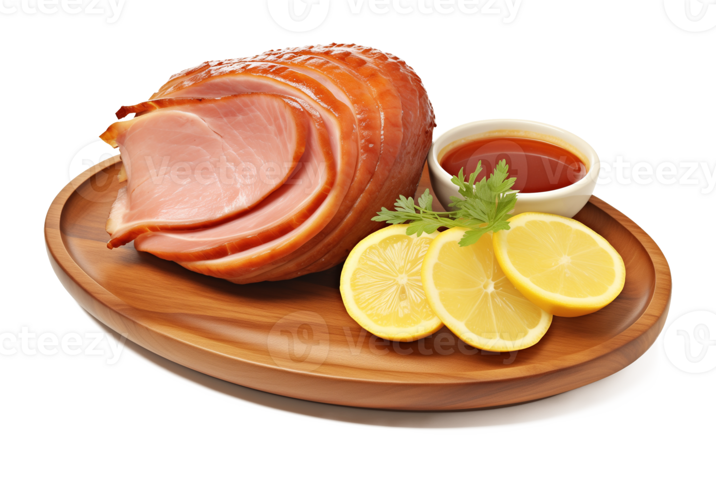 Smoked Ham Isolated on Transparent Background png