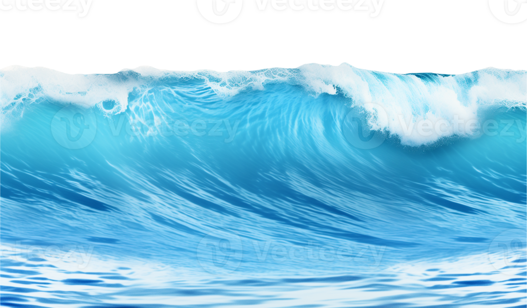 Sea Wave Isolated on Transparent Background png