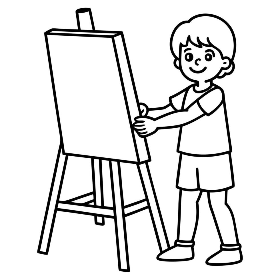 Mindfulness Coloring Book for Kids. Mindfulness element outline for coloring pages vector