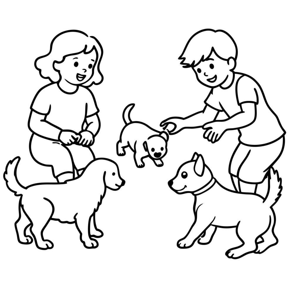 Mindfulness Coloring Book for Kids. Mindfulness element outline for coloring pages vector