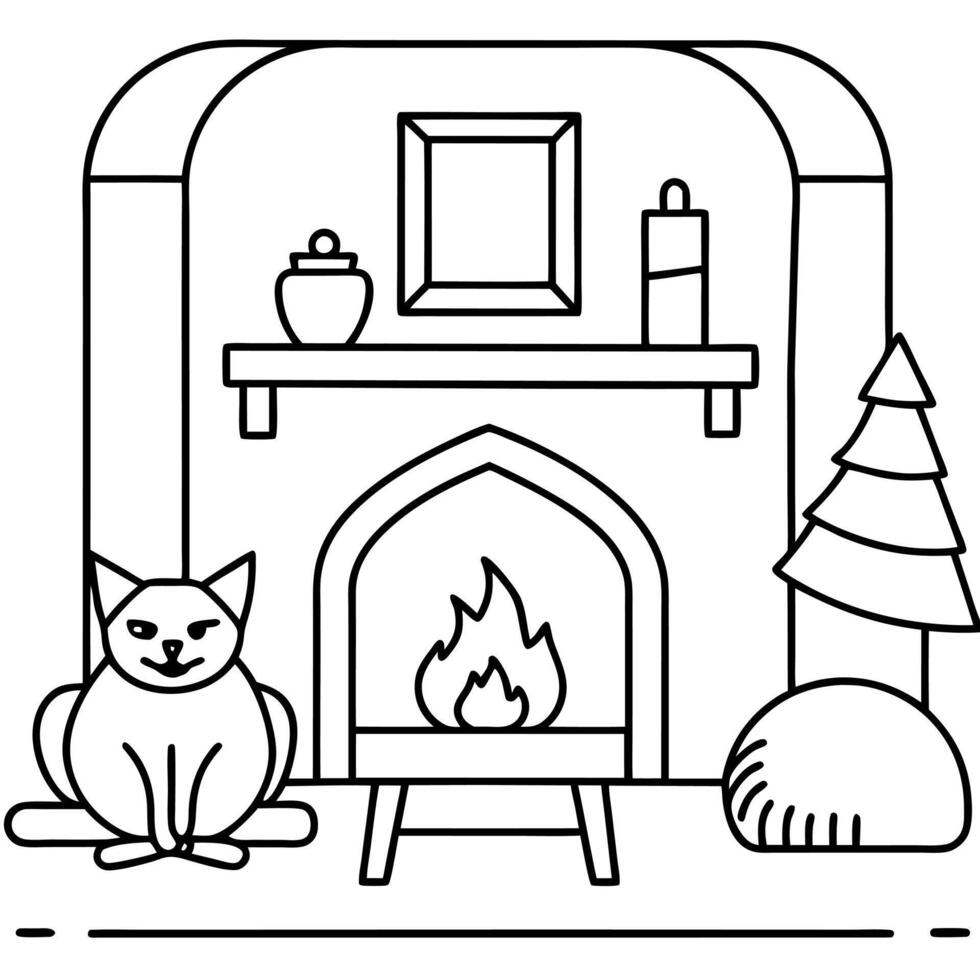 Mindfulness Coloring Book for Kids. Mindfulness element outline for coloring pages vector