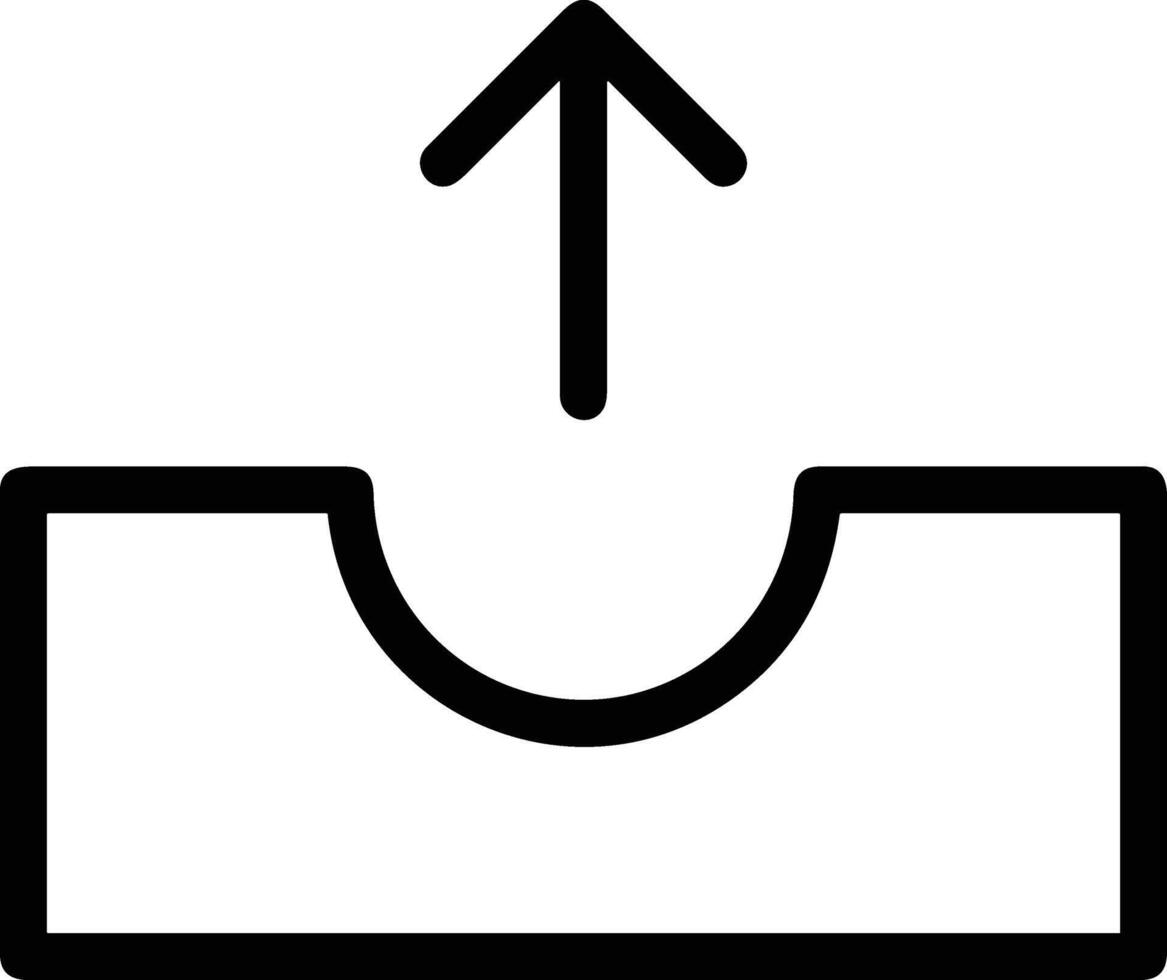 Upload icon symbol image vector
