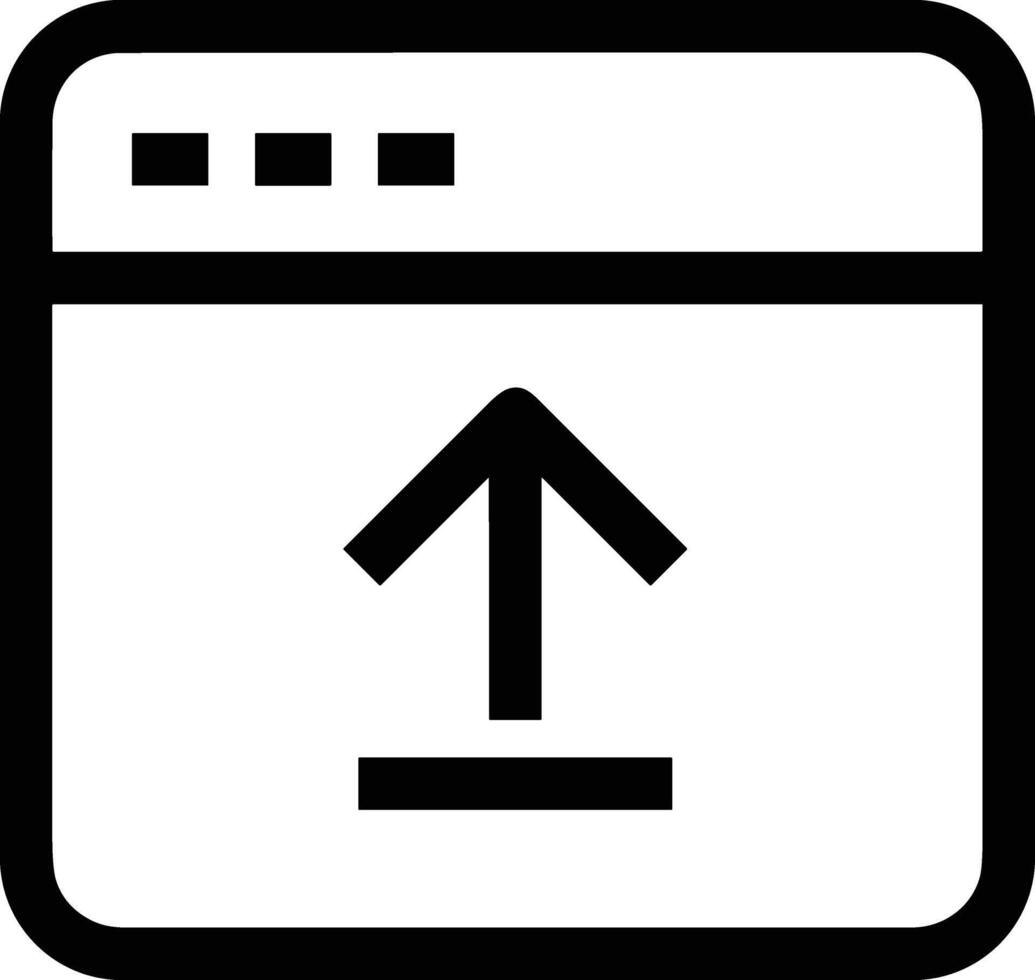 Upload icon symbol image vector