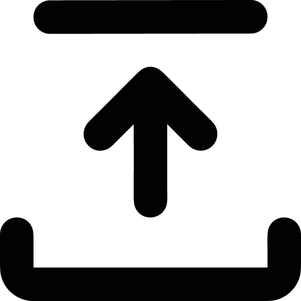 Upload icon symbol image vector