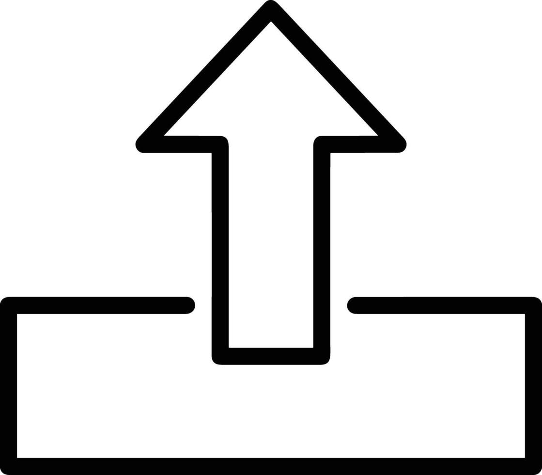 Upload icon symbol image vector