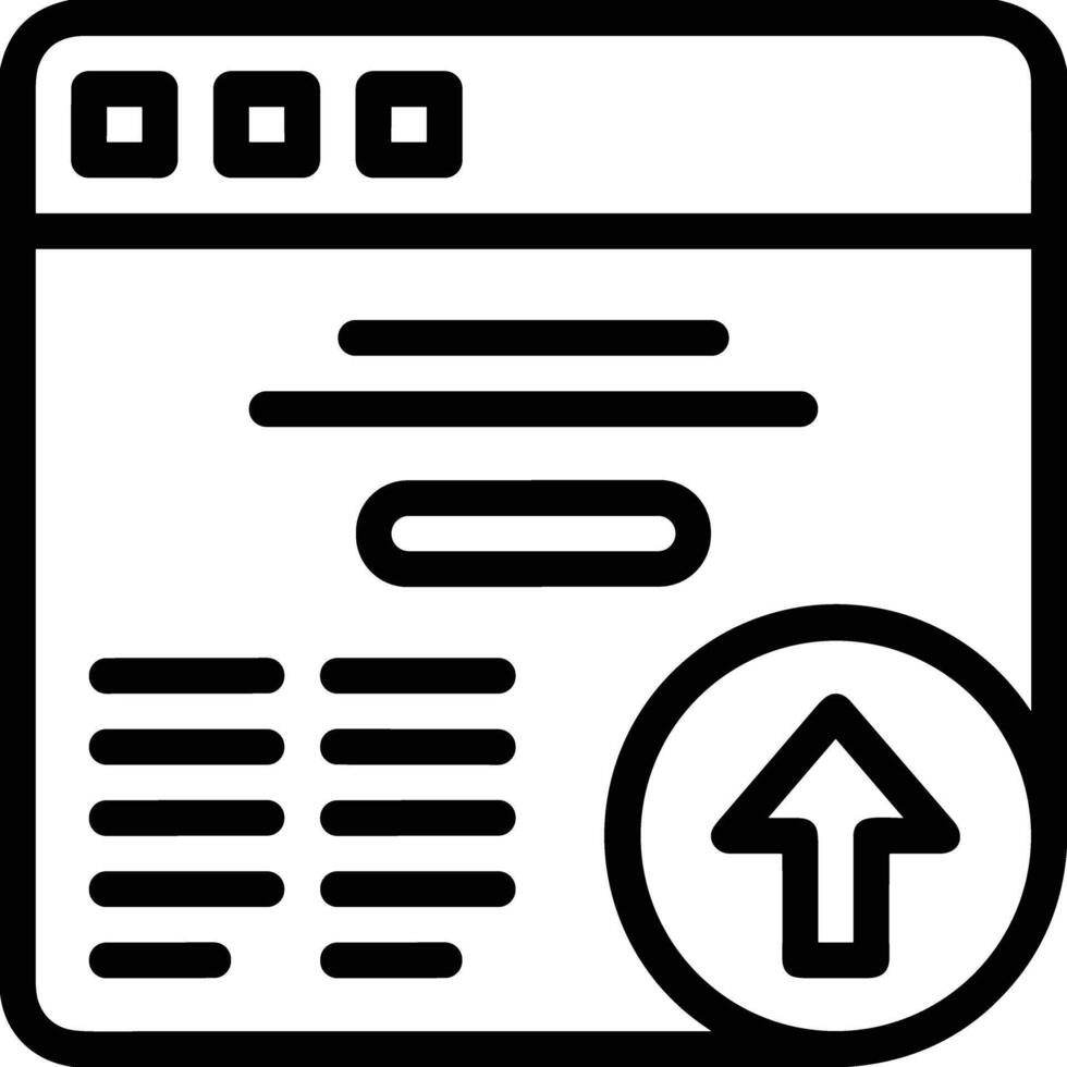 Upload icon symbol image vector