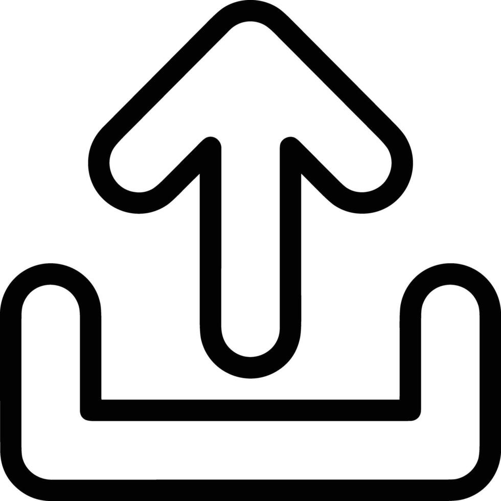 Upload icon symbol image vector