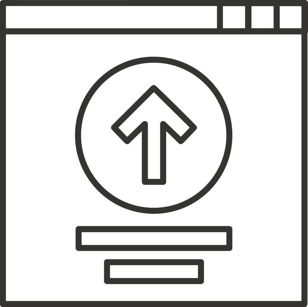 Upload icon symbol image vector