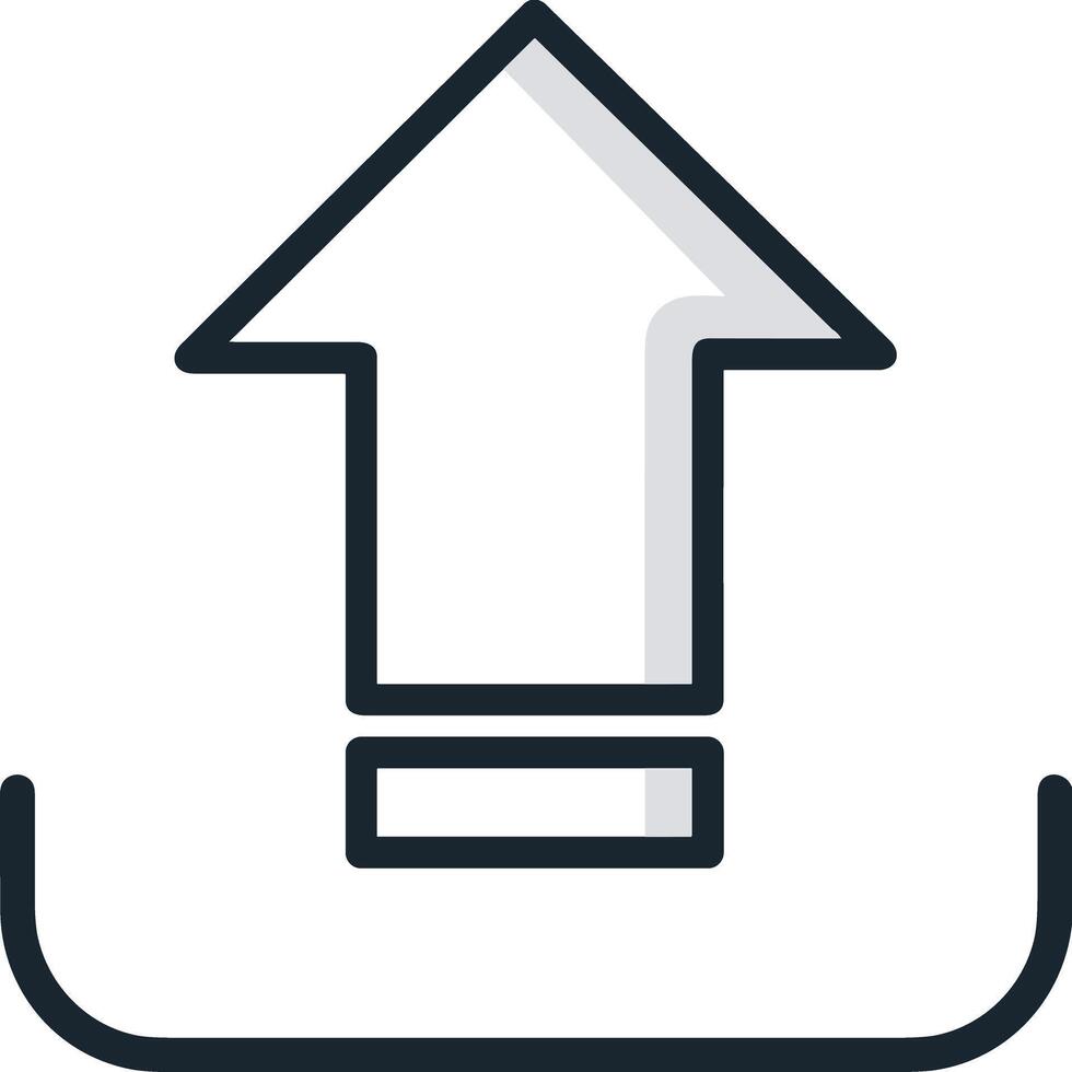 Upload icon symbol image vector