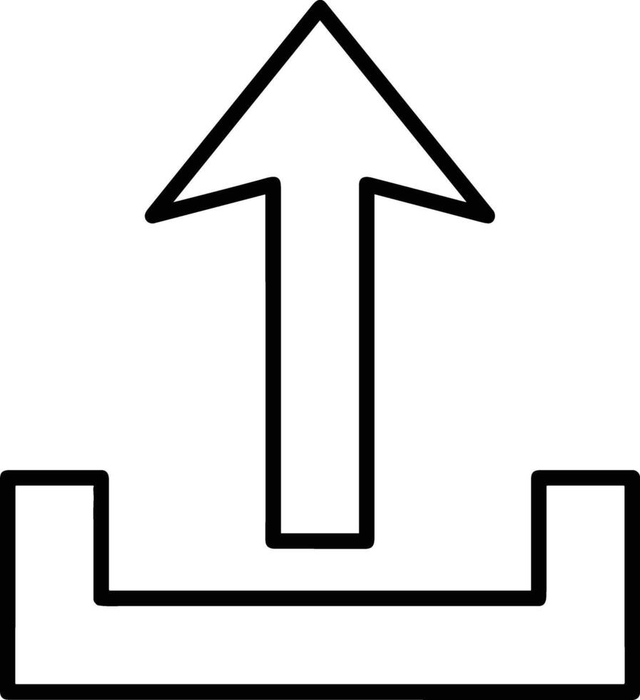 Upload icon symbol image vector