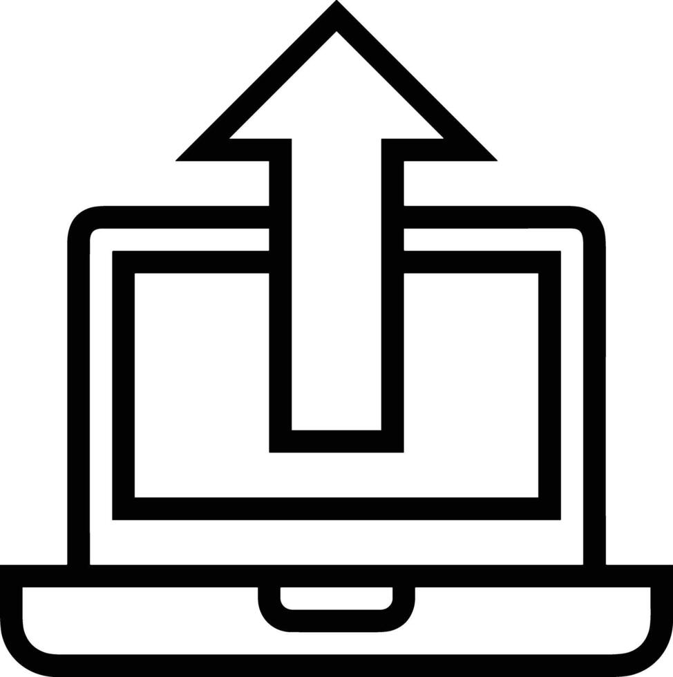 Upload icon symbol image vector
