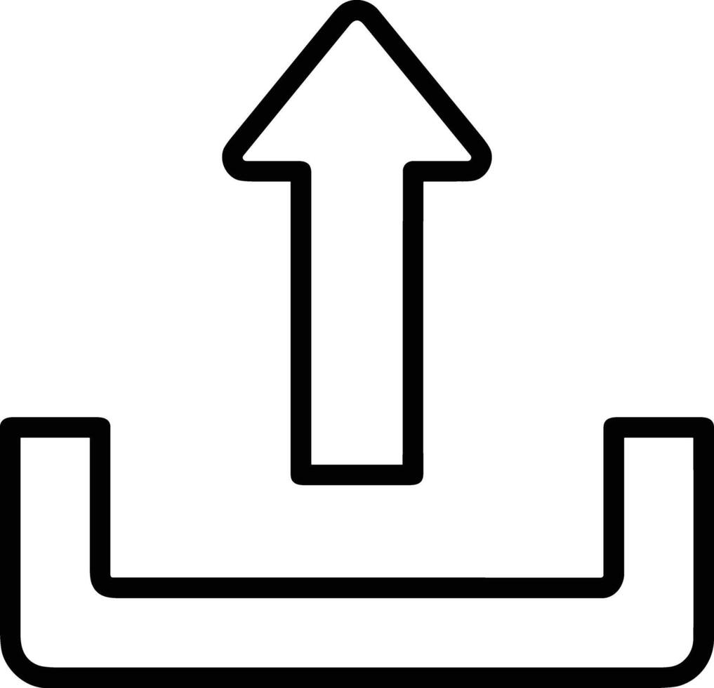 Upload icon symbol image vector