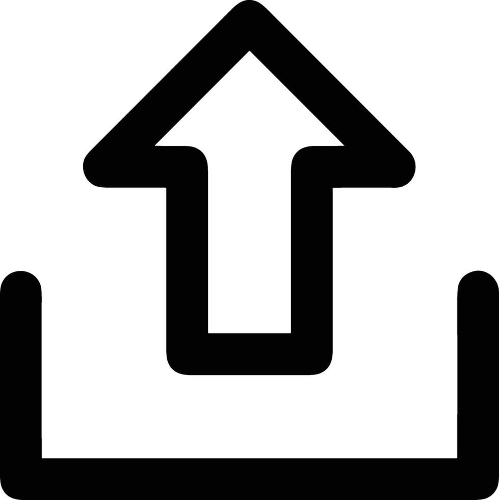 Upload icon symbol image vector