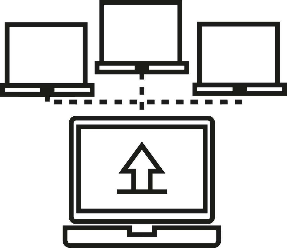 Upload icon symbol image vector