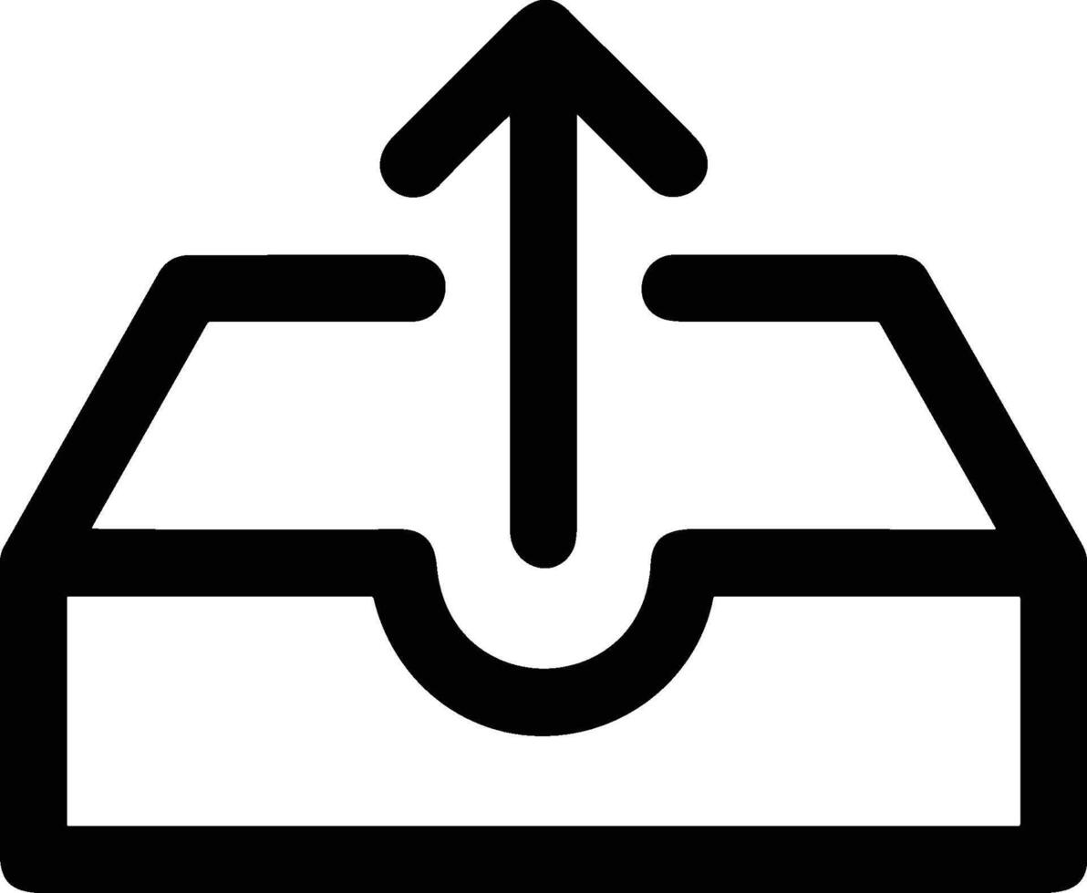 Upload icon symbol image vector