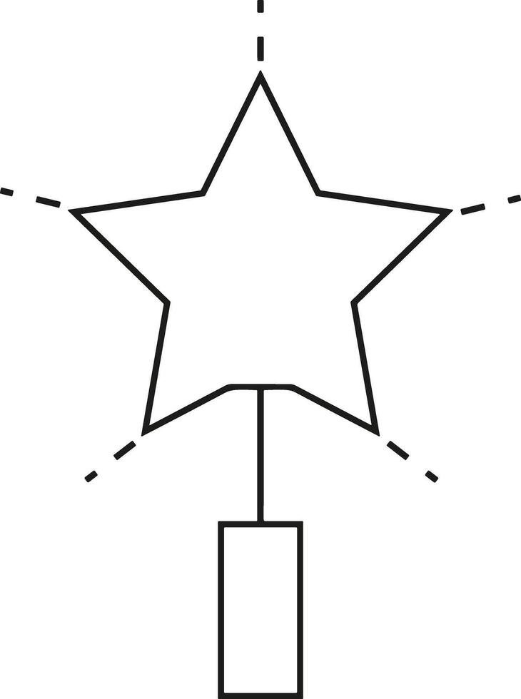 Star icon symbol Illustration vector