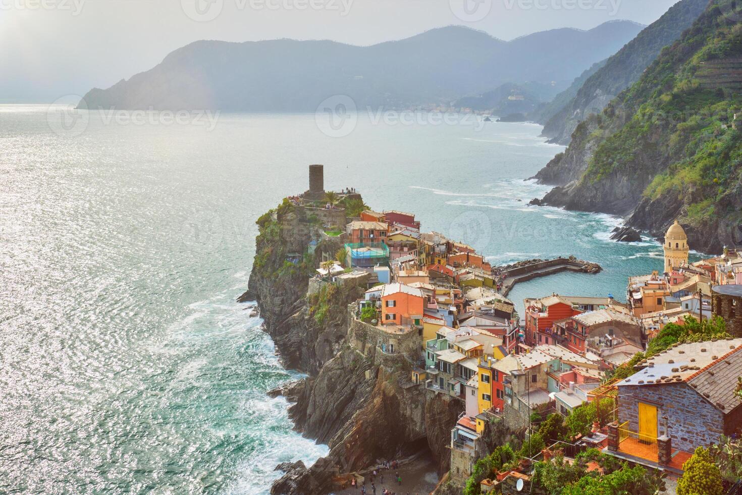 Vernazza village, Cinque Terre, Liguria, Italy photo