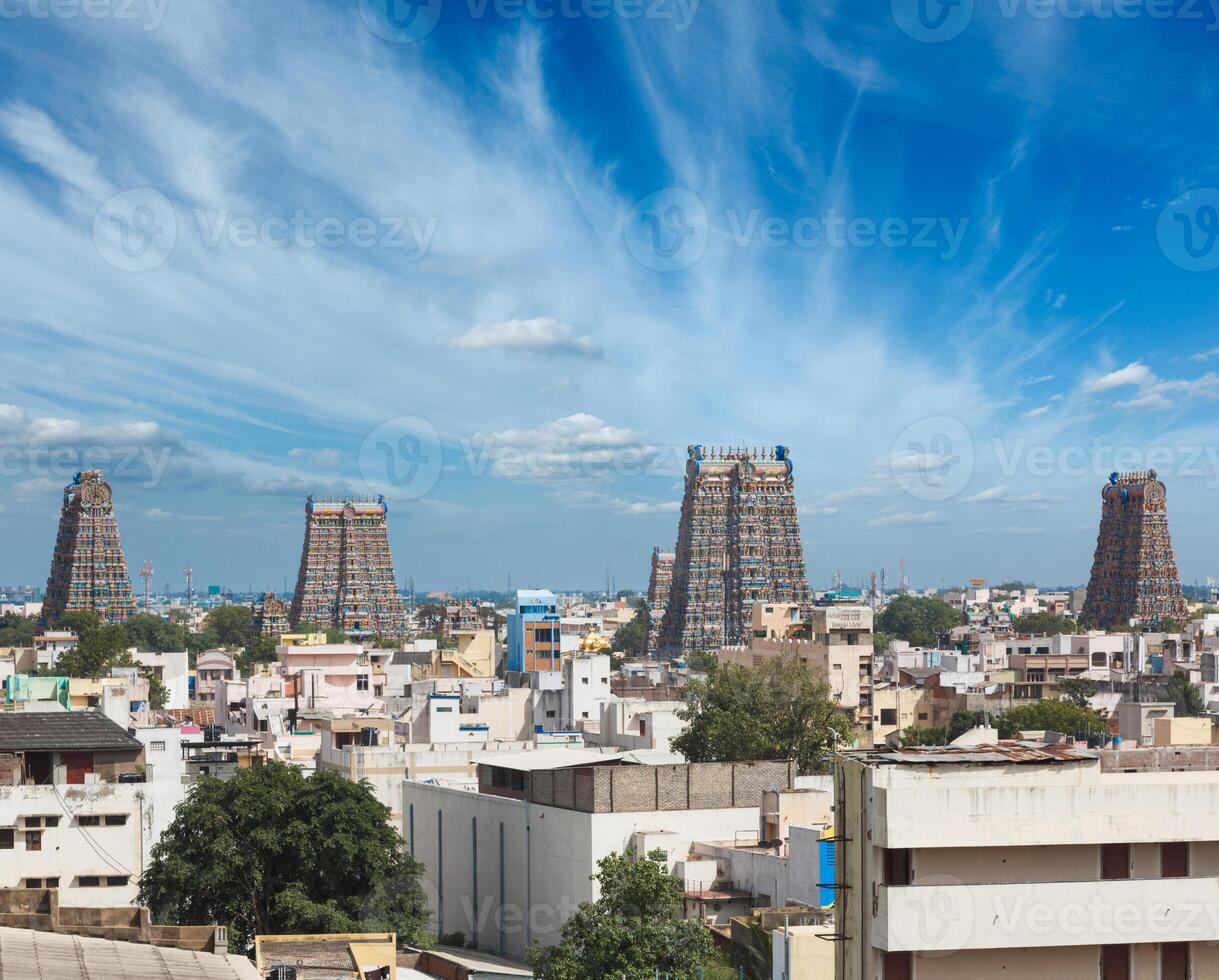 Sri Menakshi Temple. Madurai, Tamil Nadu, India photo