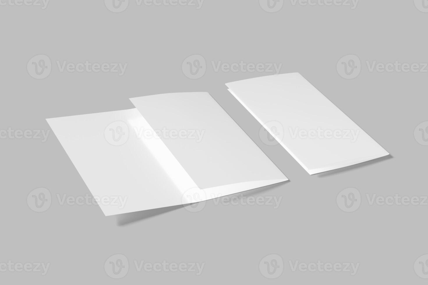 trifold brochure A4 template for mockup photo