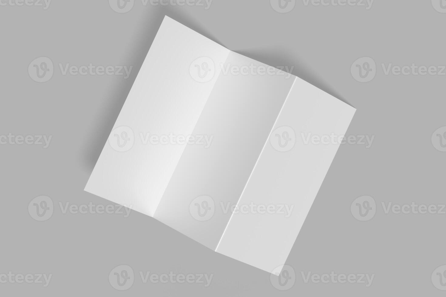 A4 TRIFOLD BROCHURE BLANK MOCKUPS photo