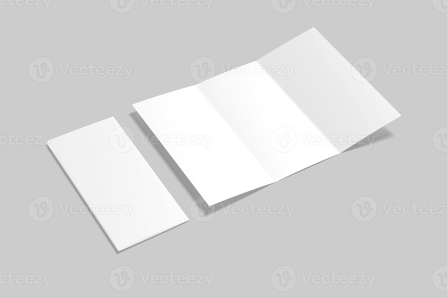 A4 Trifold brochure 3d rendering, trifold brochure photo