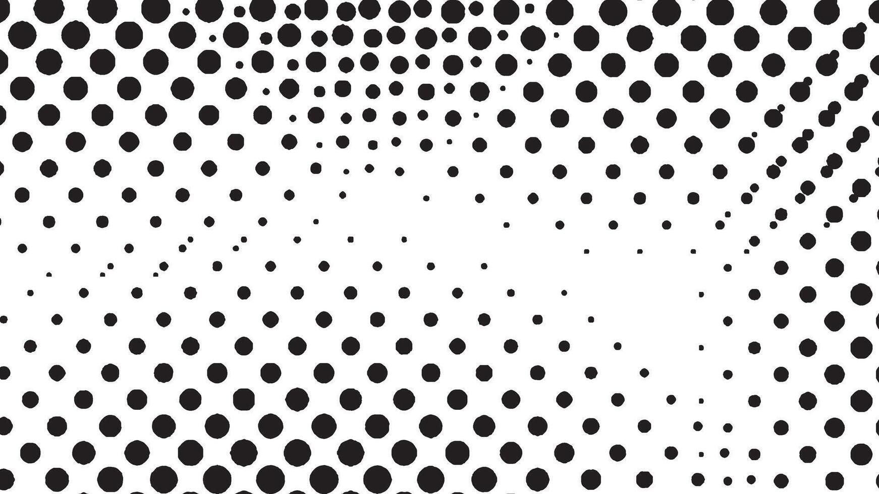 Distressed halftone, Isolated Black on White Background. vector