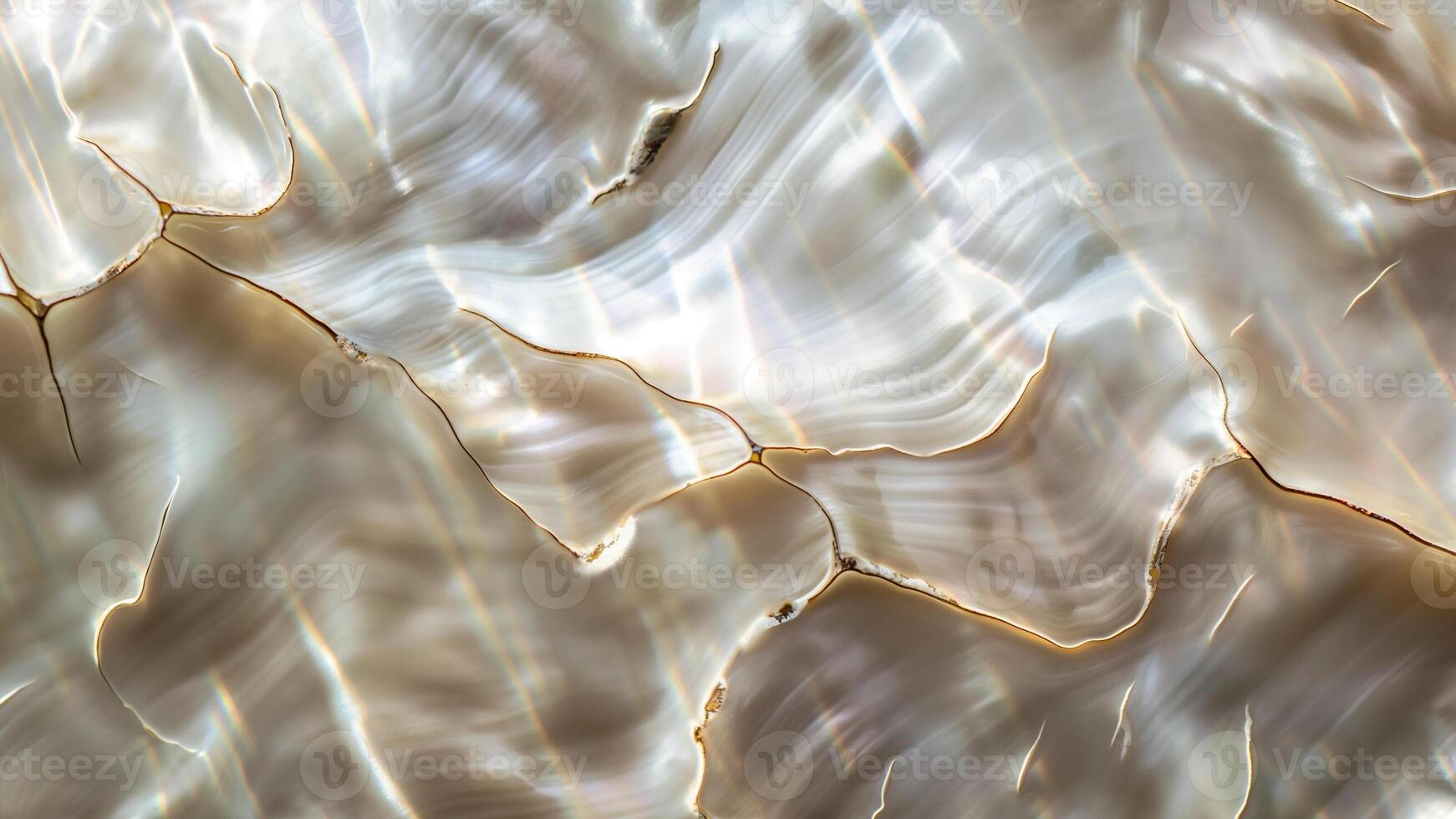Pearl shell texture. Natural nacre, abstract pearlescent background. photo