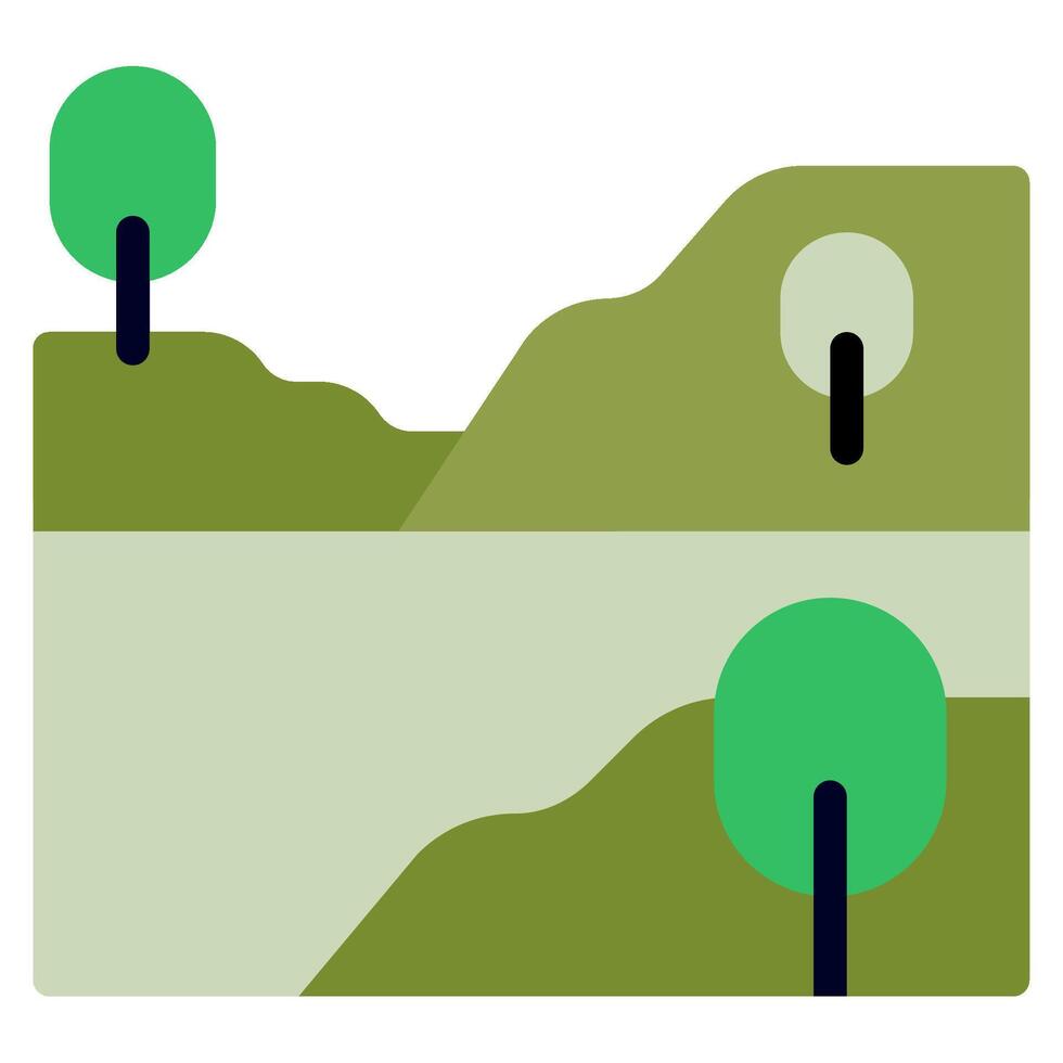River Stream icon for web, app, infographic etc vector