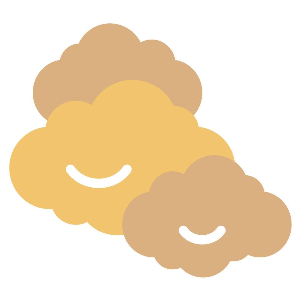 Cloud Fluff icon for web, app, infographic etc vector