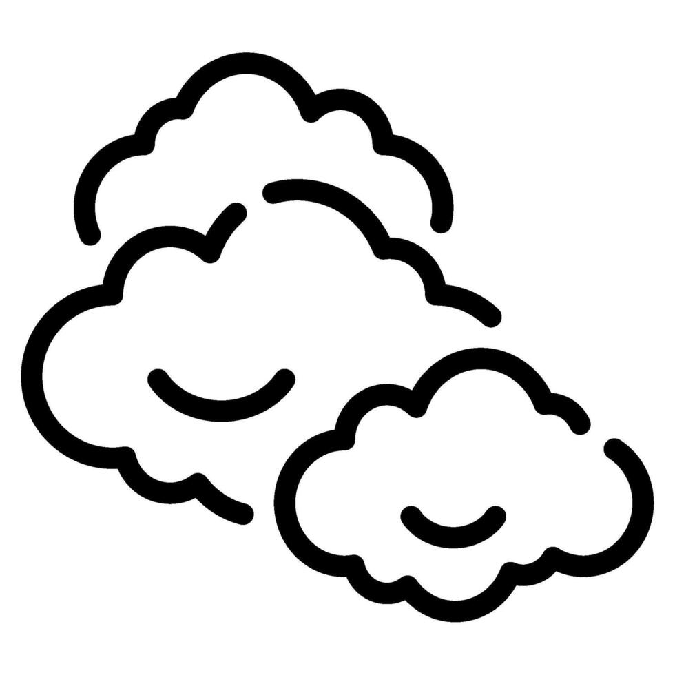 Cloud Fluff icon for web, app, infographic etc vector
